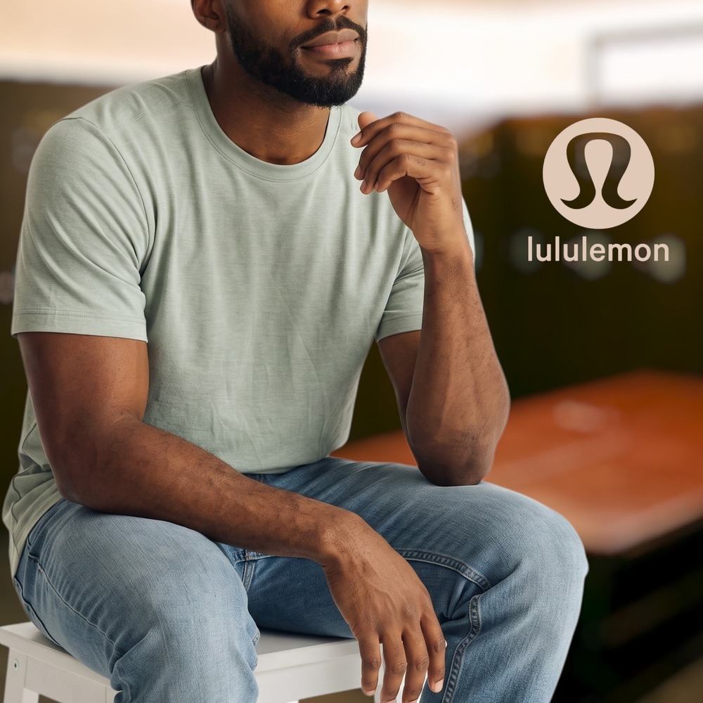 Lululemon Mens Metal Vent Tech Short Sleeve Training T-Shirt Sage Green XL
